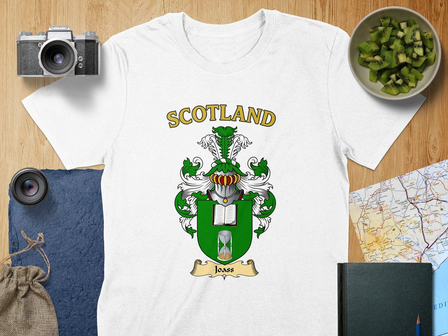 Loass Clan Family Crest Scottish Heritage T-Shirt - Celtic Ancestry Gifts