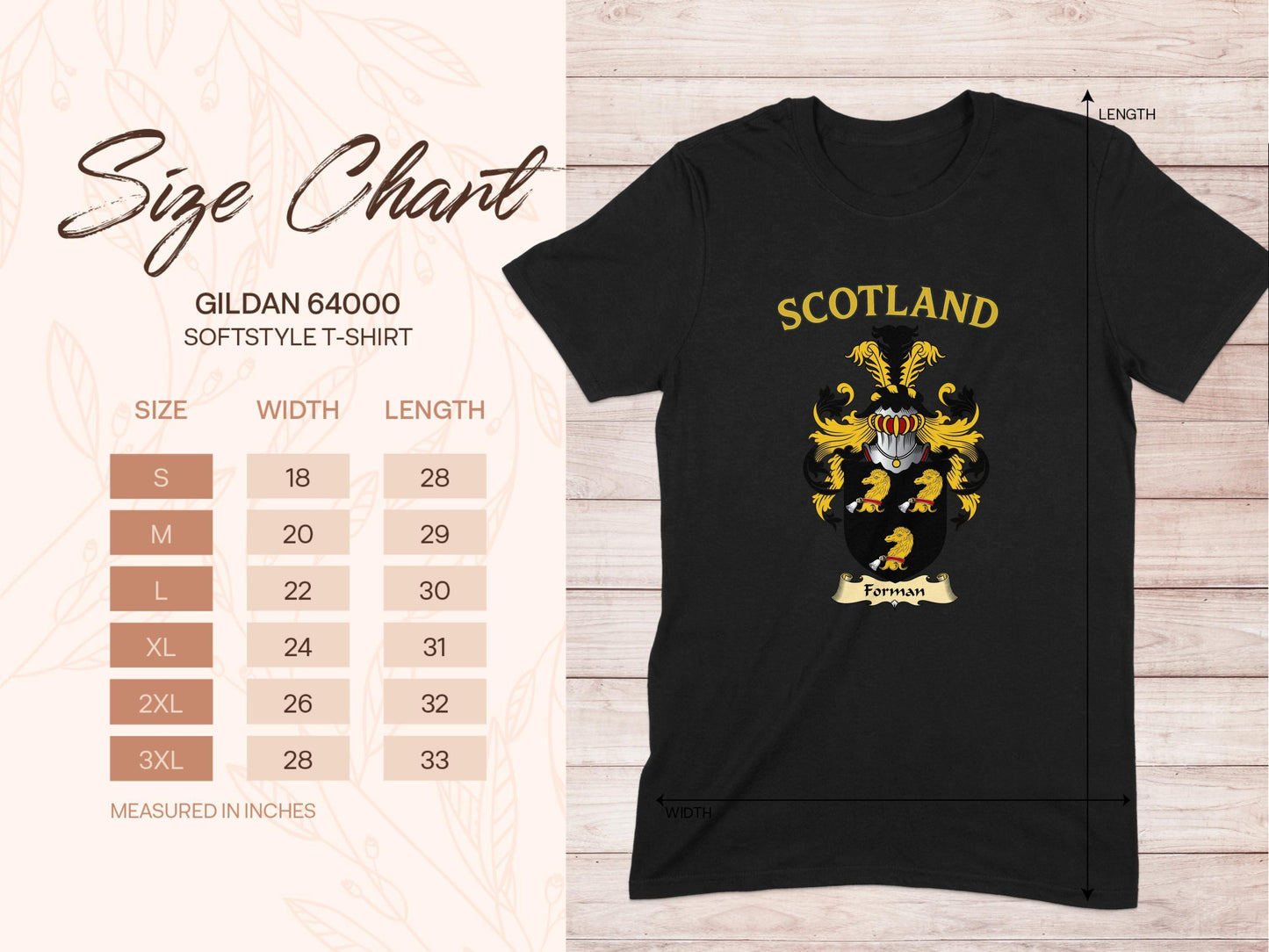 Scotland Family Crest Graphic Tee Shirt product