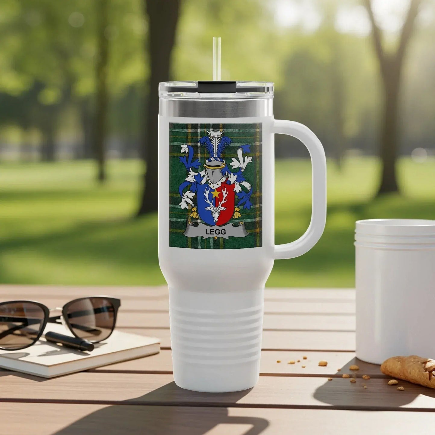 Legg Family Crest Tumbler Drinkware Product