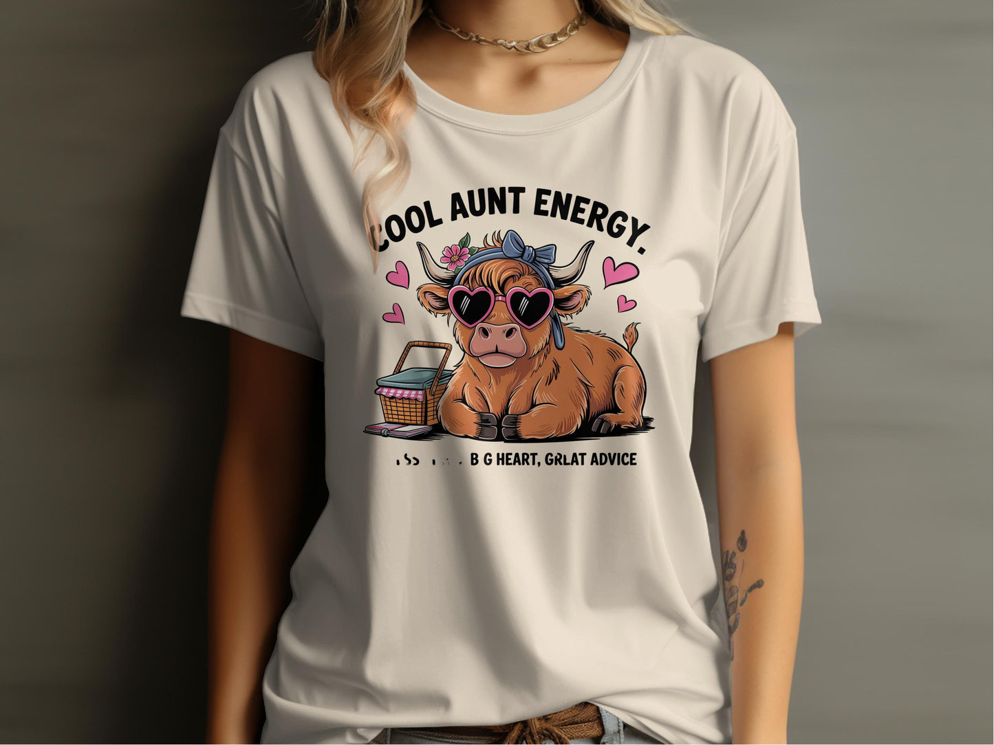Cool Aunt Energy Big Heart Great Advice T-shirt product