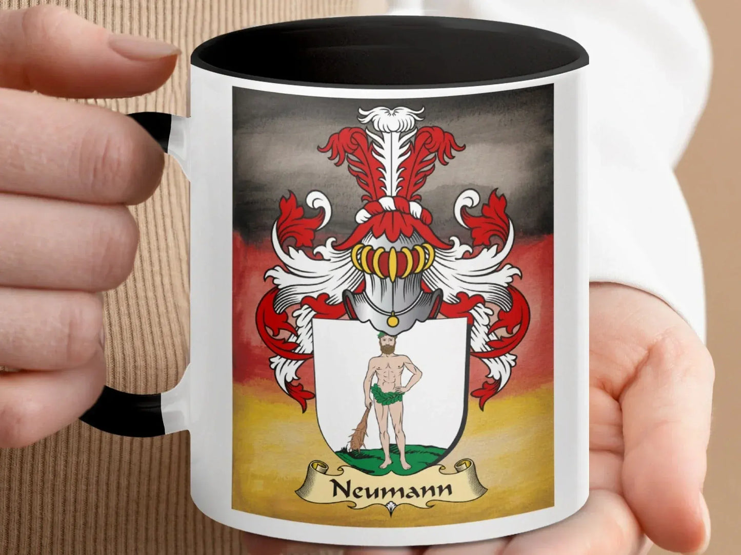 Neumann Family Crest Coffee Mug Unique Gift product type