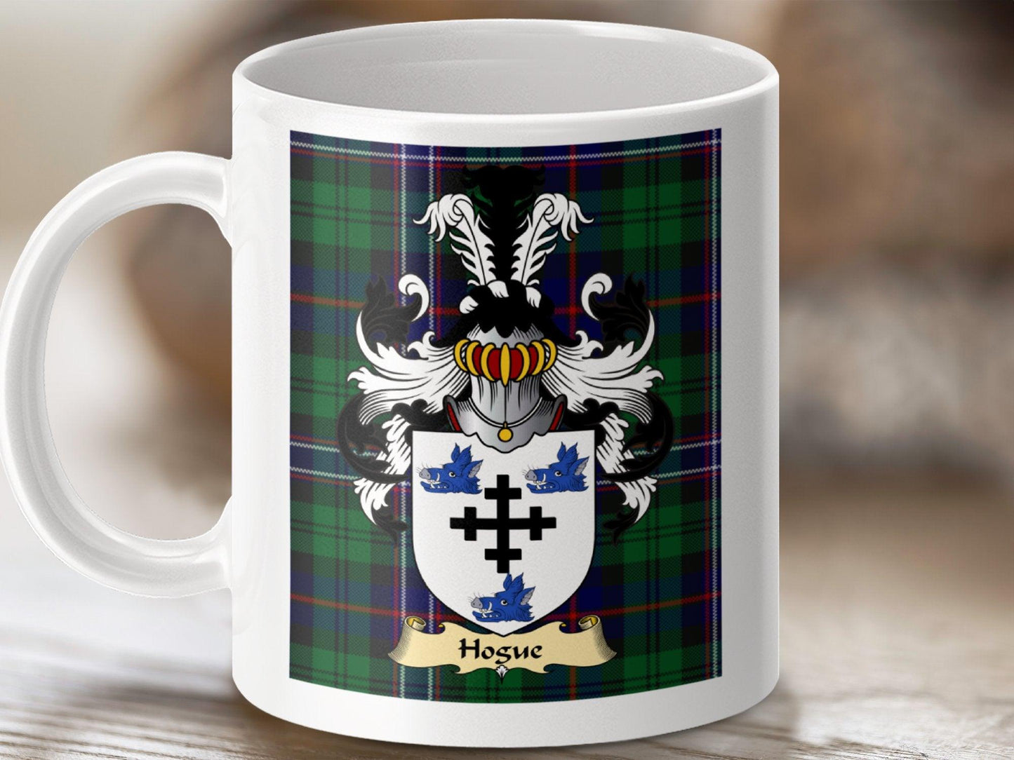 Hosue Clan Surname Coat Of Arms Scottish Mug - Celtic Ancestry Gifts
