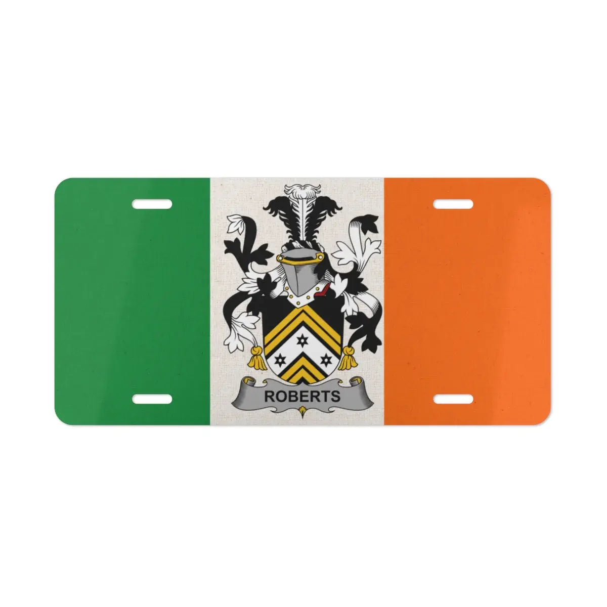 Customizable Irish Family Crest License Plate product