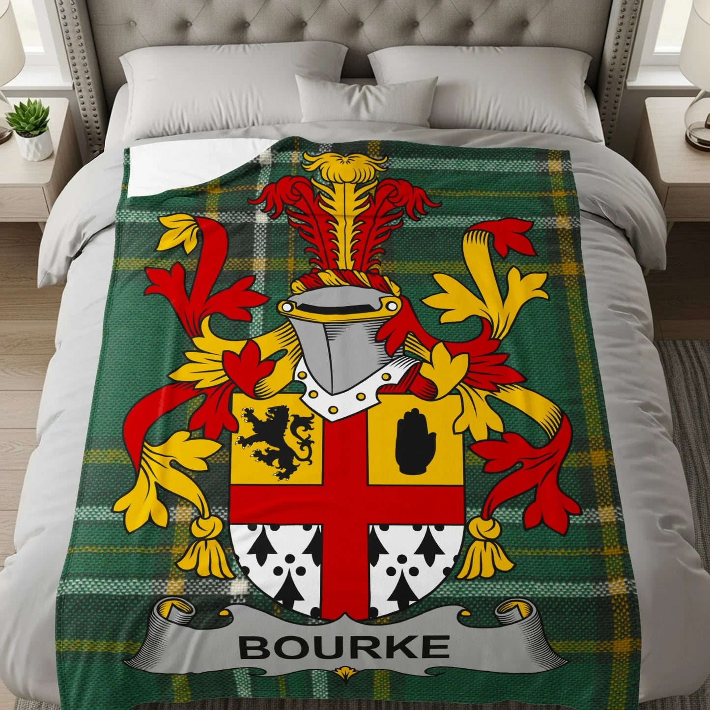 Bourke Family Crest Bedding Decoration product type