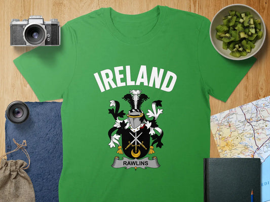 Ireland Rawlins Coat of Arms Graphic T-Shirt