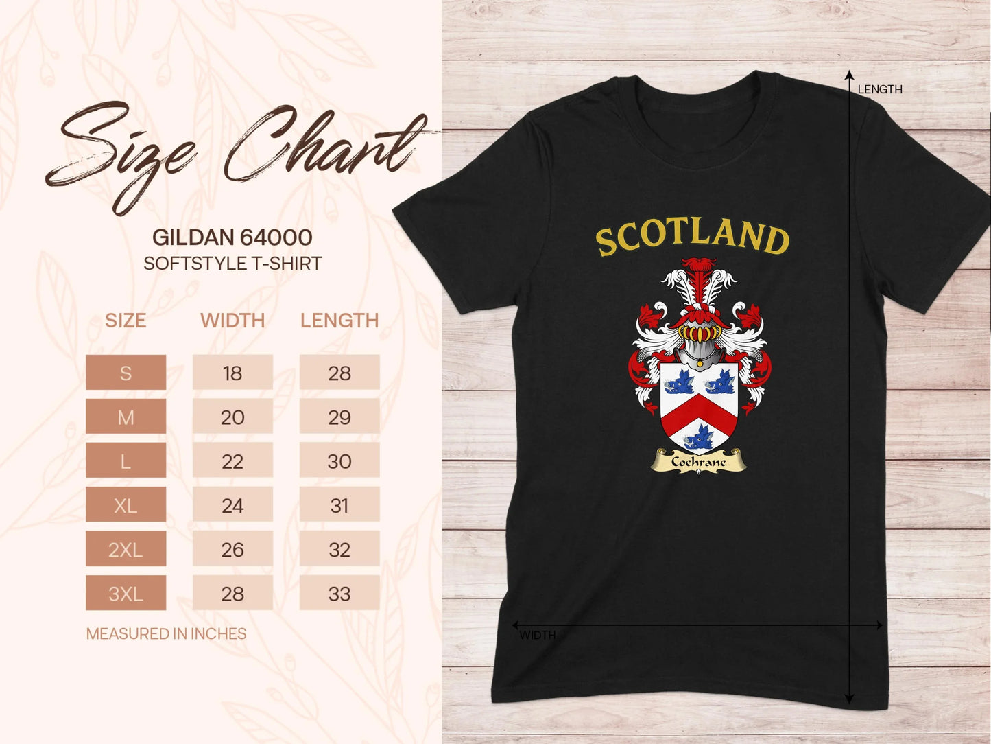 Scotland Softstyle T-Shirt Gildan 64000 product type