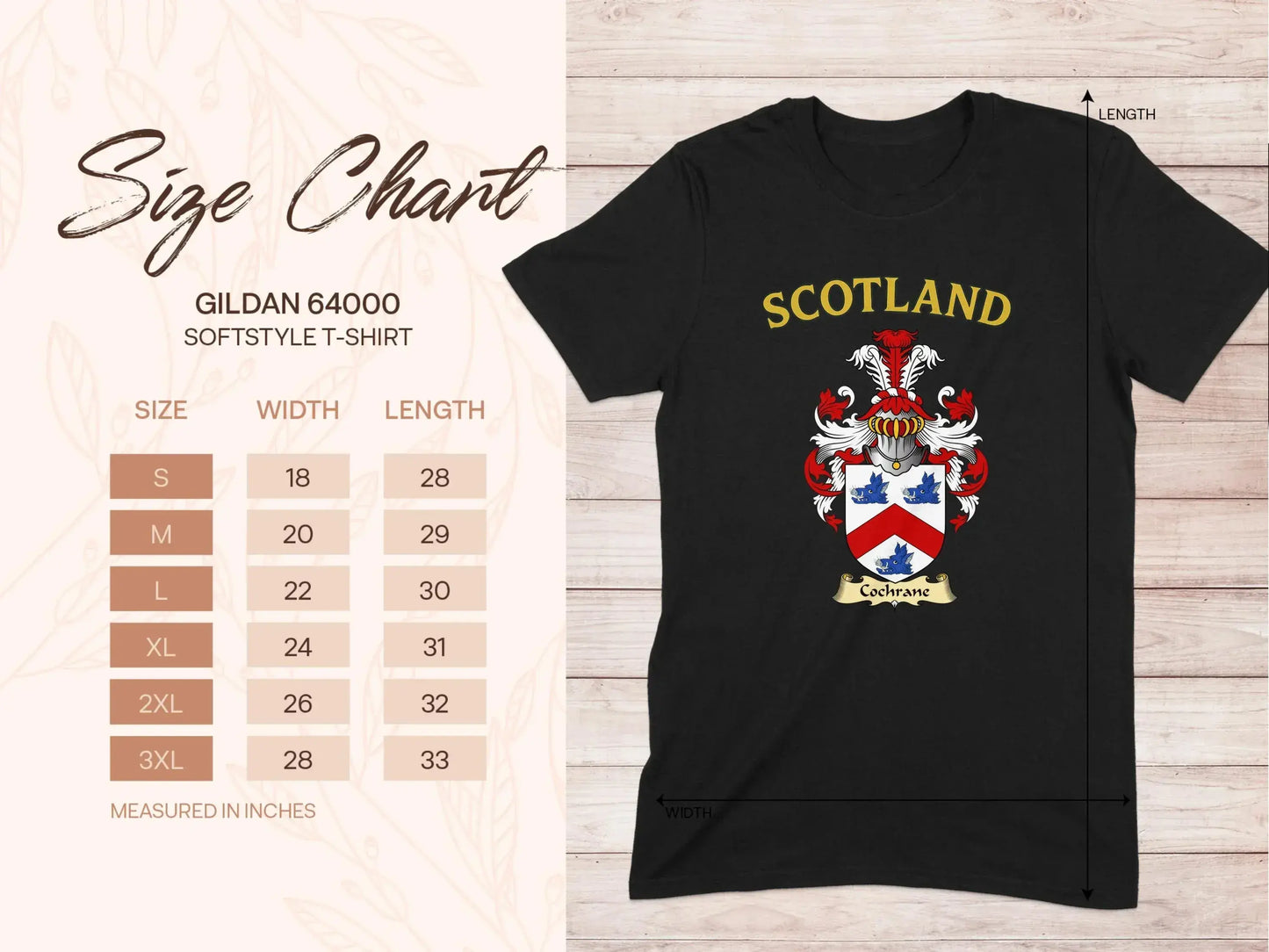 Scotland Softstyle T-Shirt Gildan 64000 product type