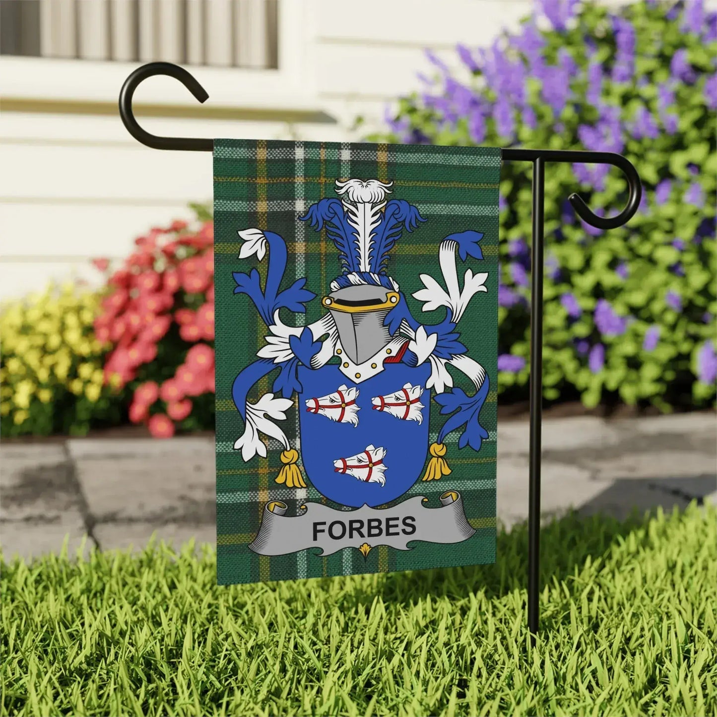 Personalized Family Crest Garden Flag Perfect Outdoor Product