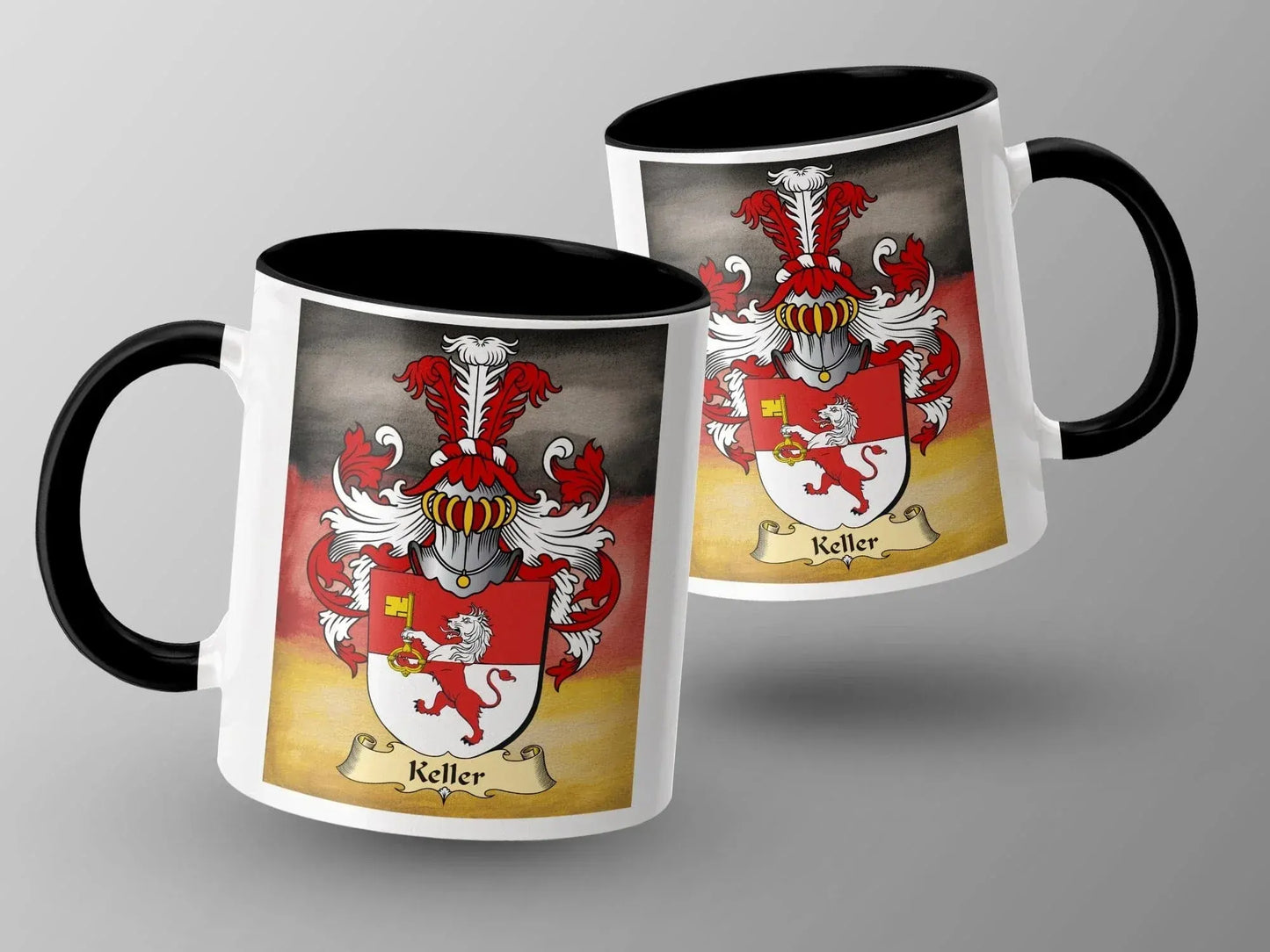 Keller Family Coat of Arms Crest Ceramic Mug product