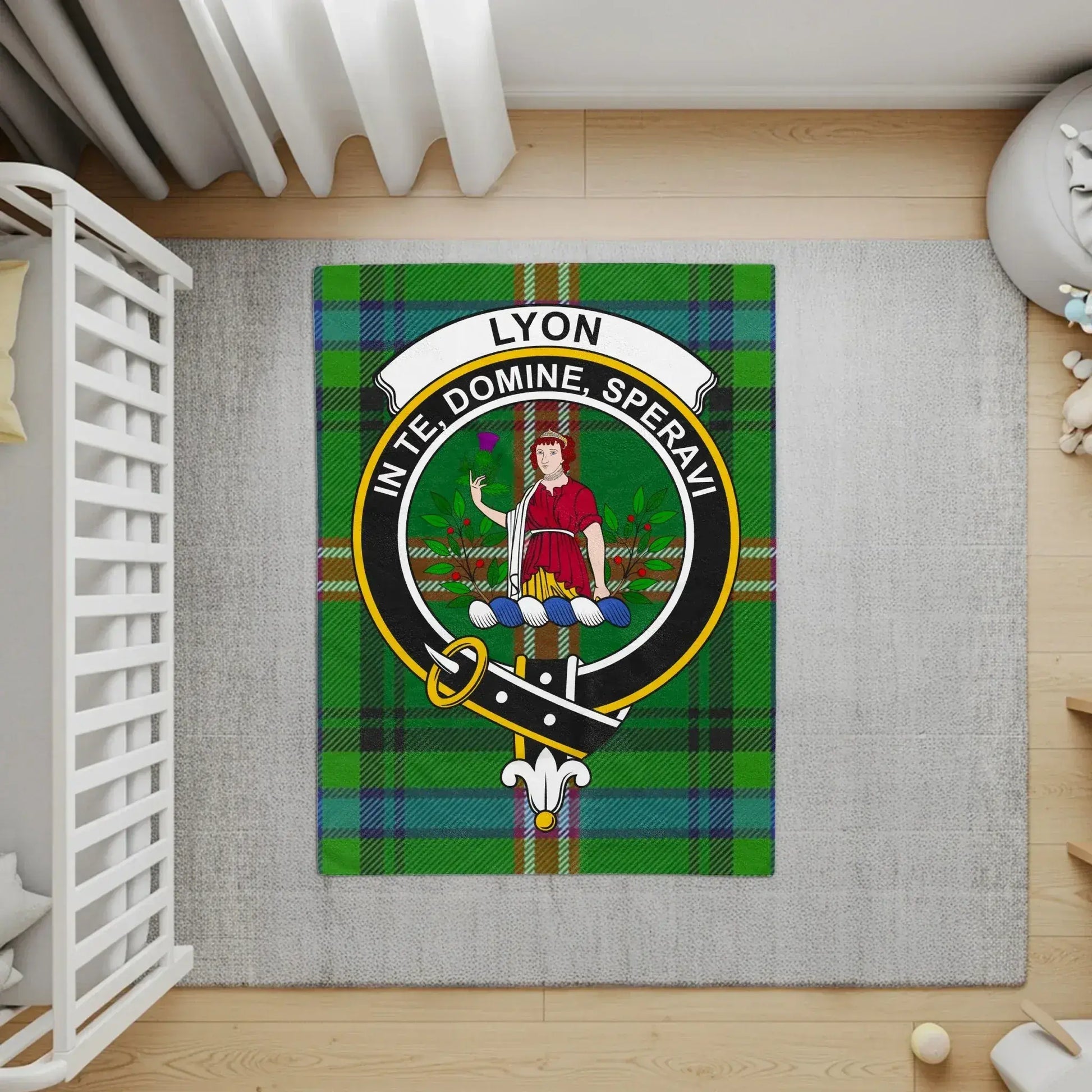 Lyon In Te Domine Speravi Shield Plaid Pattern product type