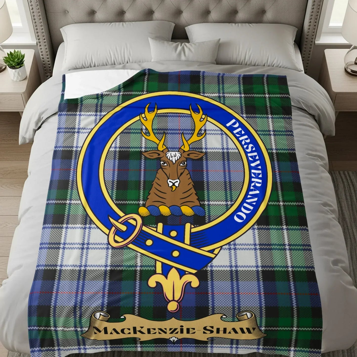 Mackenzie Shaw Perseverando Emblem Blanket product