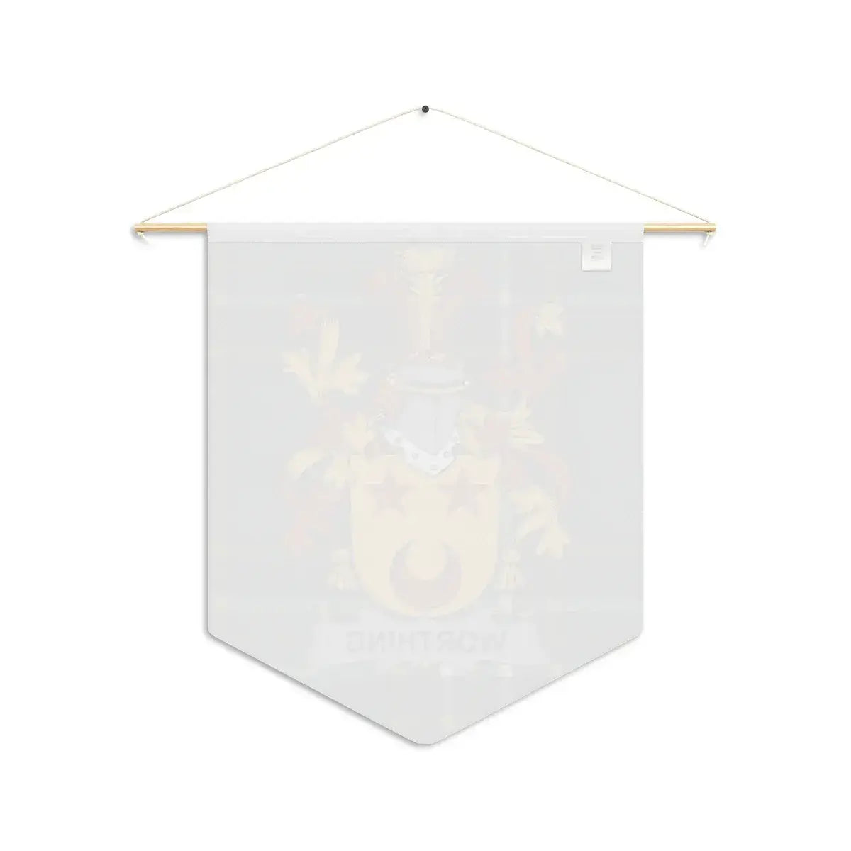 Vintage Family Crest Hanging Wall Banner product