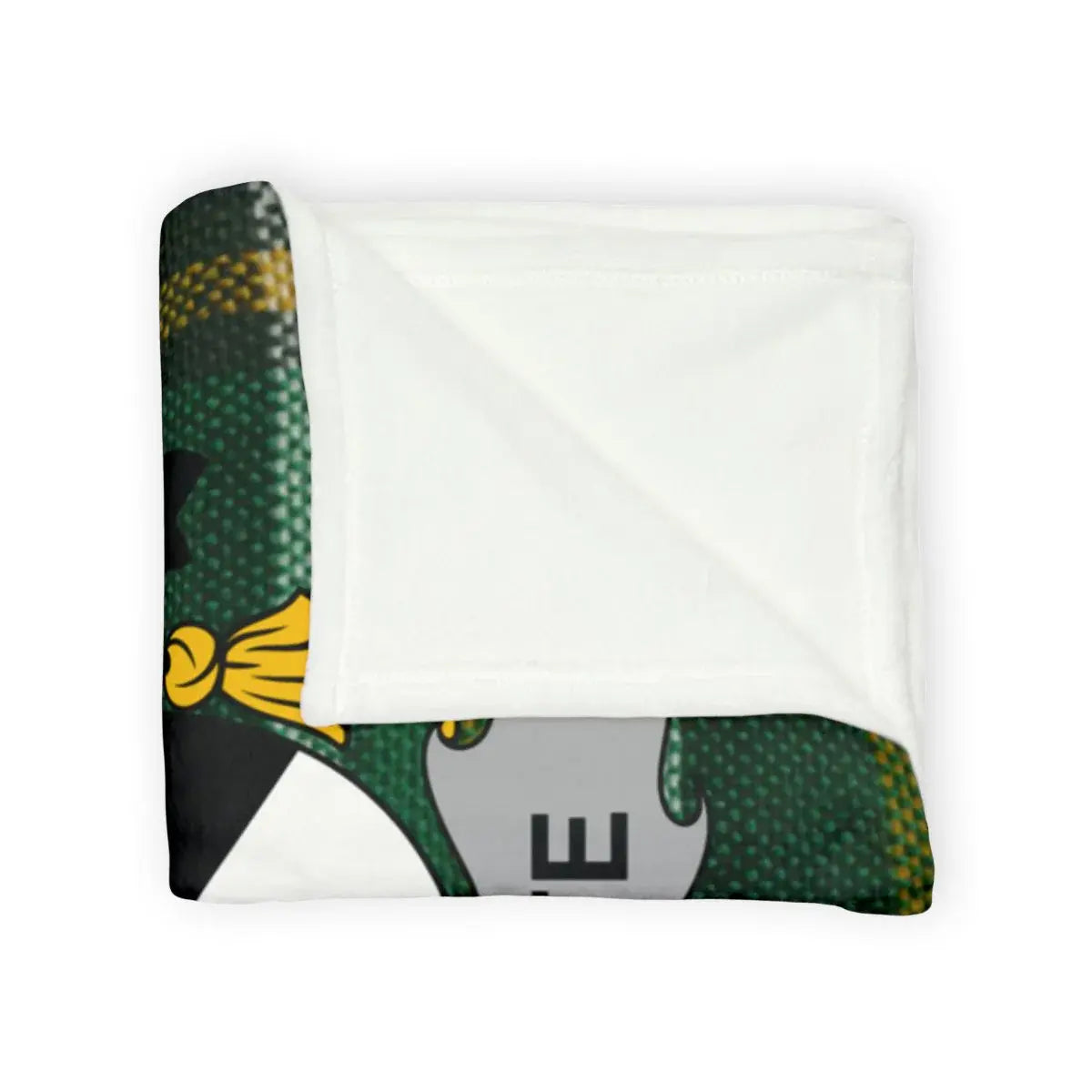 Stylish Hufflepuff Emblem Throw Blanket product type