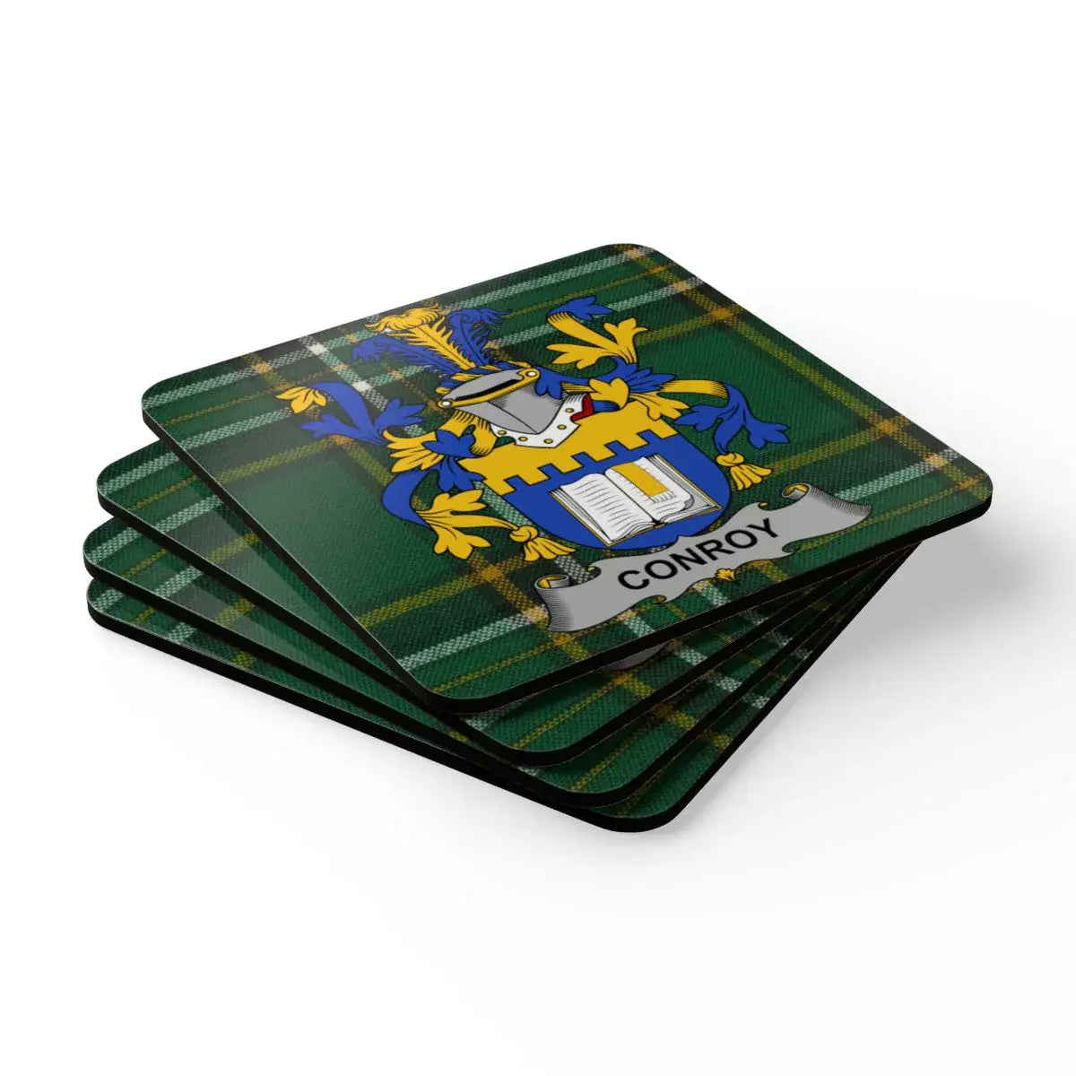 Conroy Family Crest Personalized Coaster Set product type