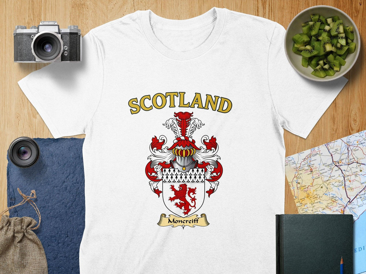 Scotland Moncrieff Coat of Arms Crest T-shirt product type