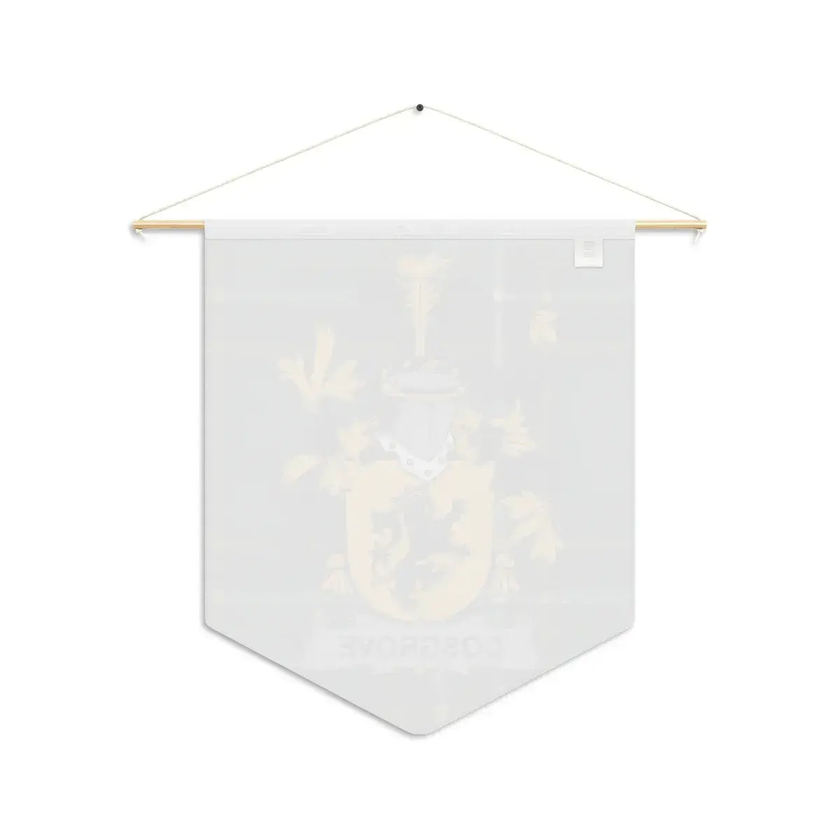 Family Crest with Lion Design Wall Banner product type