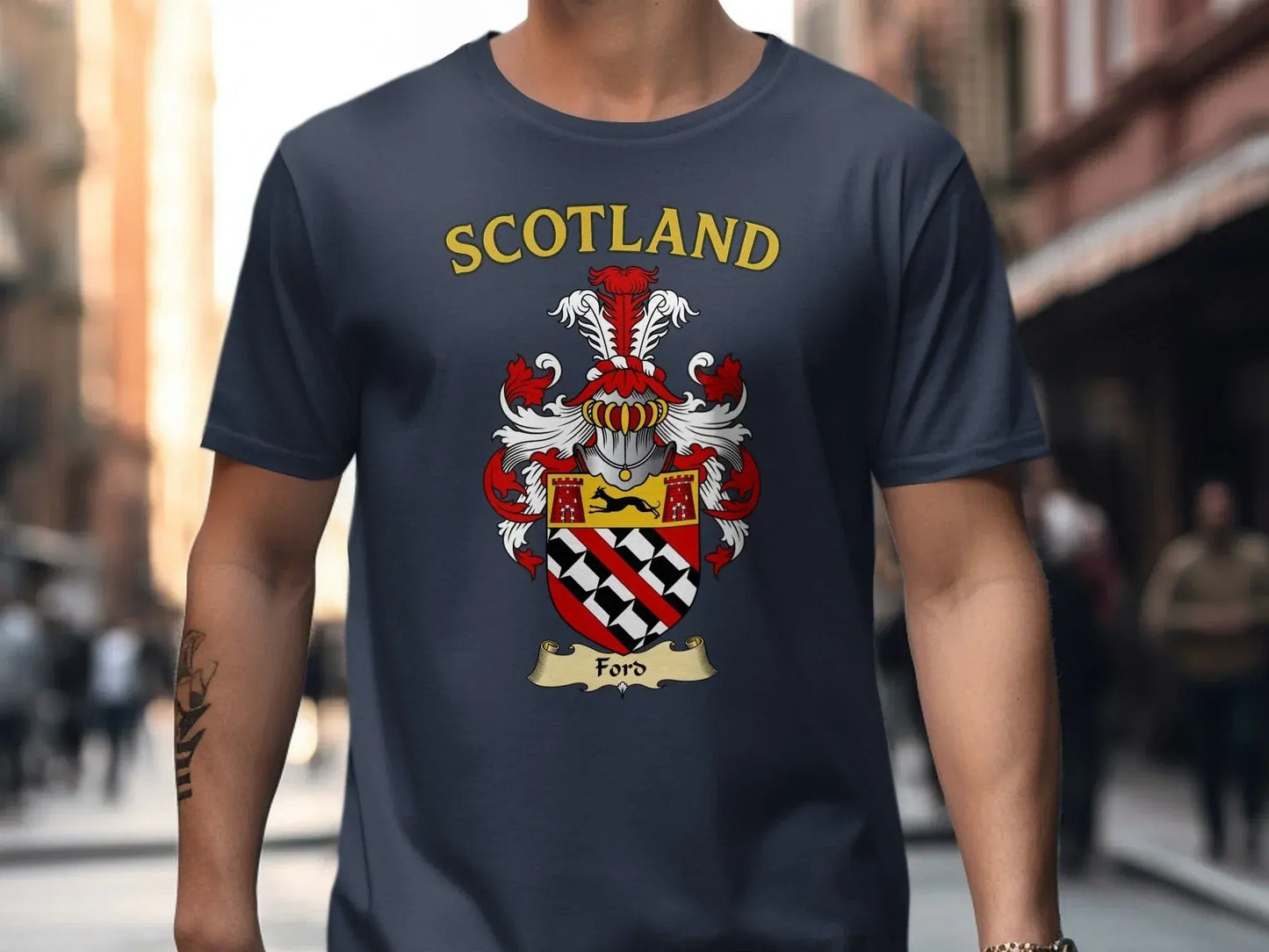 Scotland Family Crest Coat of Arms T-shirt product type