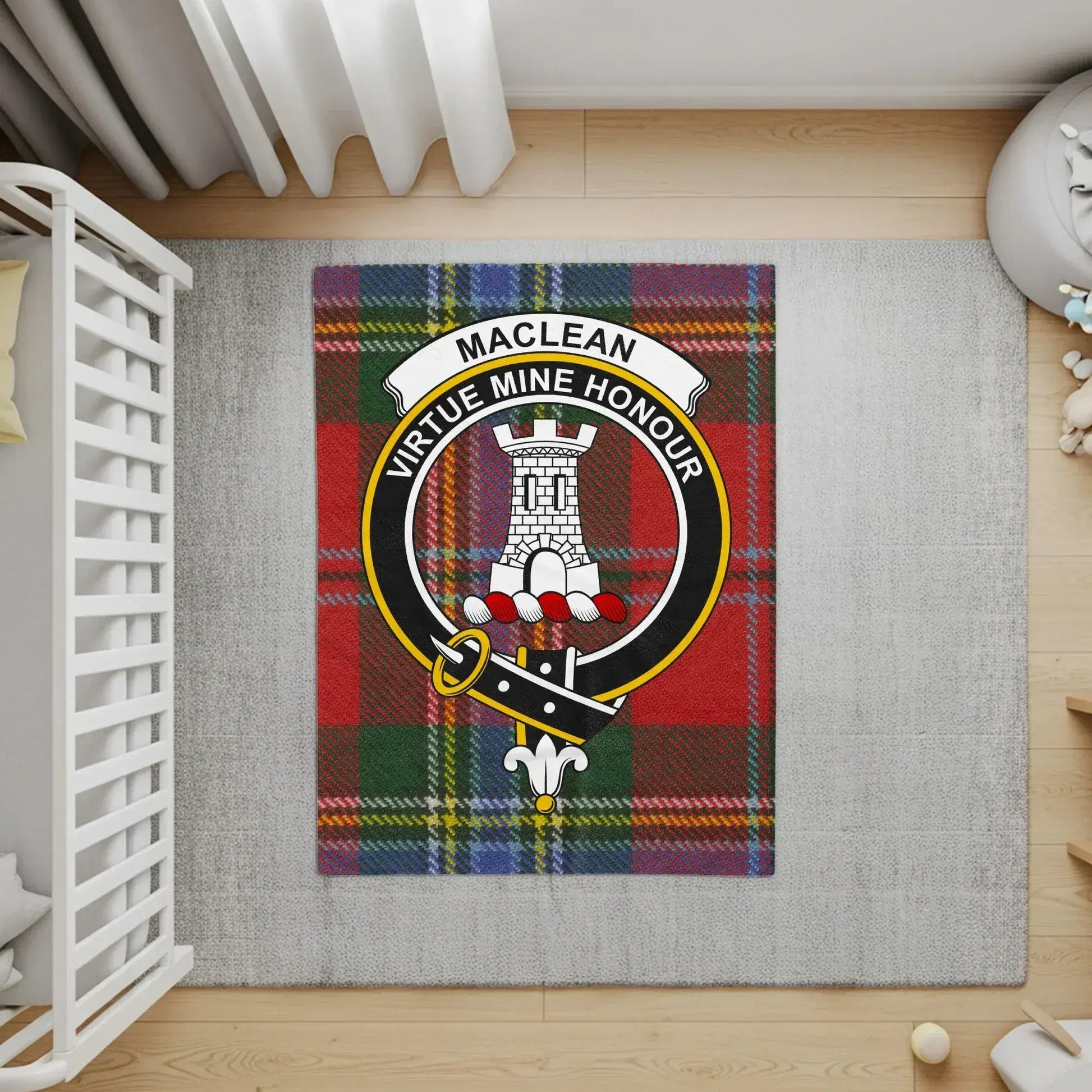 Virtue Mine Honour Tartan Maclean Area Rug product