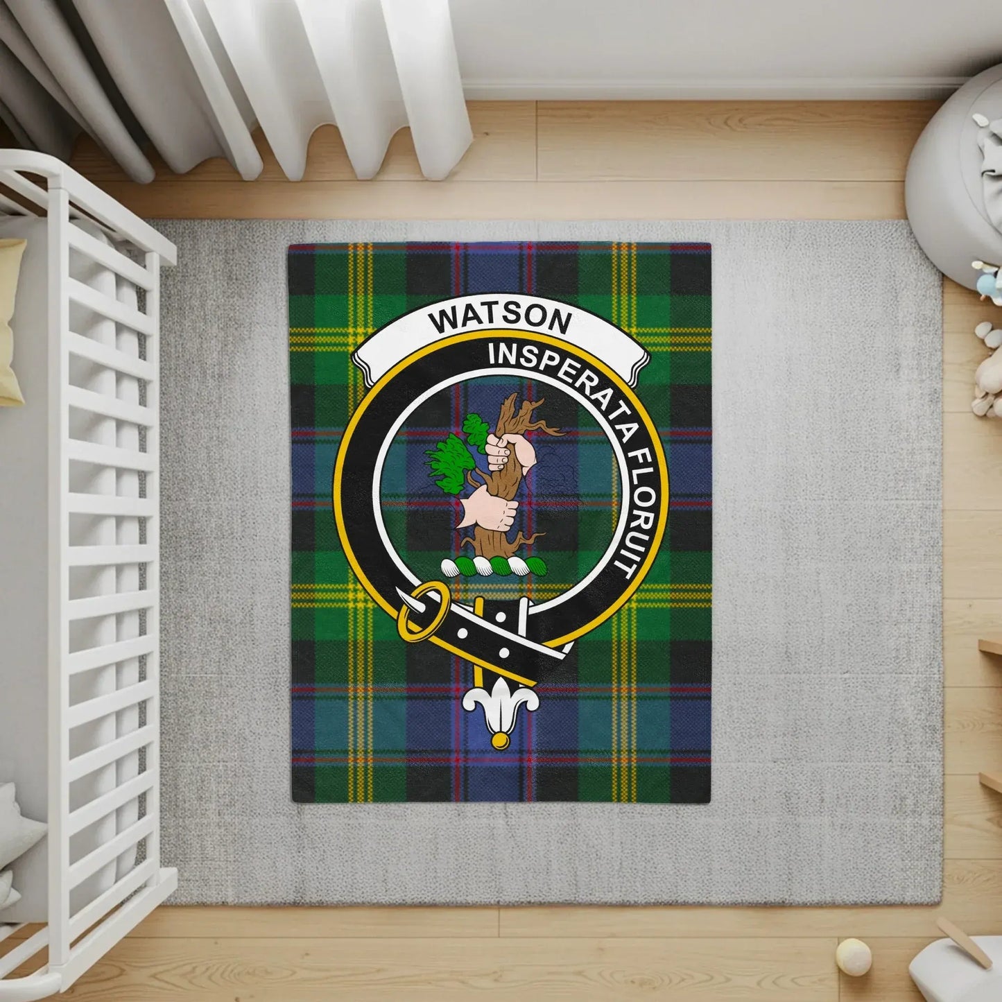 Watson Insperata Floreat Plaid Design Rug product type