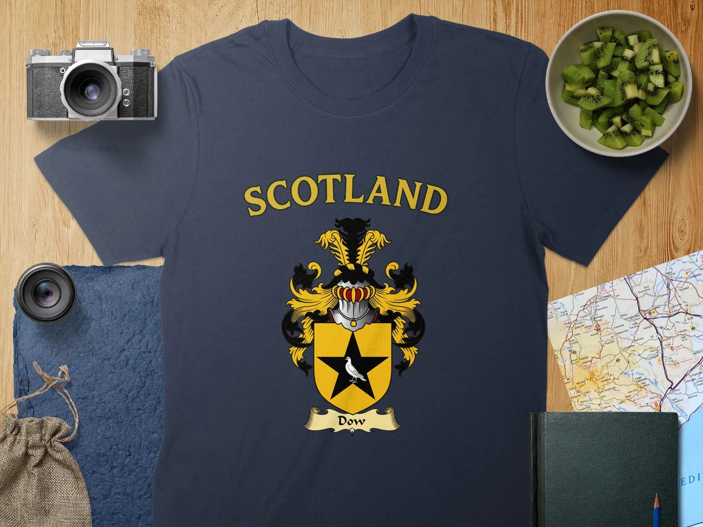 Scotland Family Crest Dow Emblem Personalised Shirt product