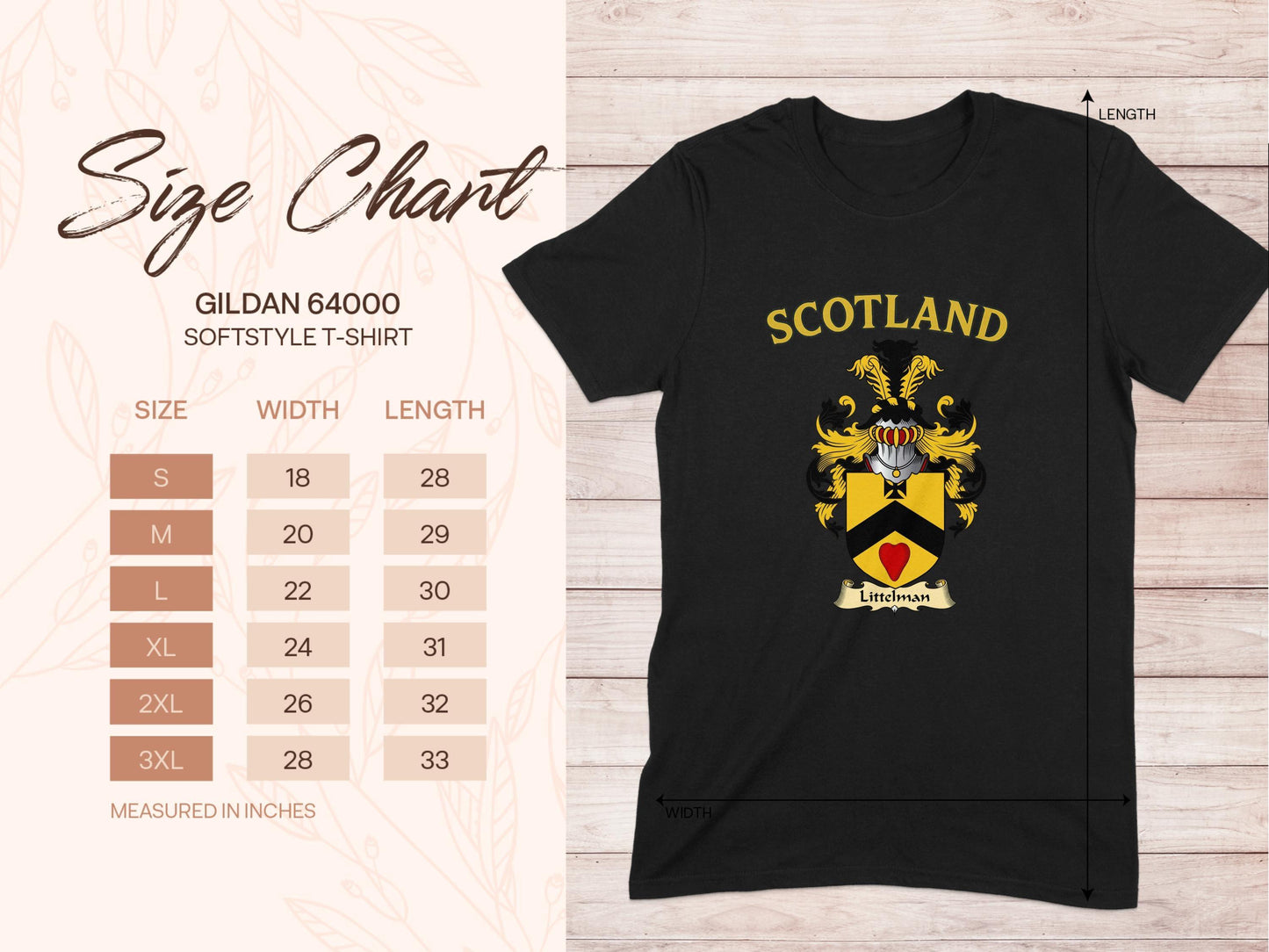 Scotland Custom Family Crest T-Shirt product type
