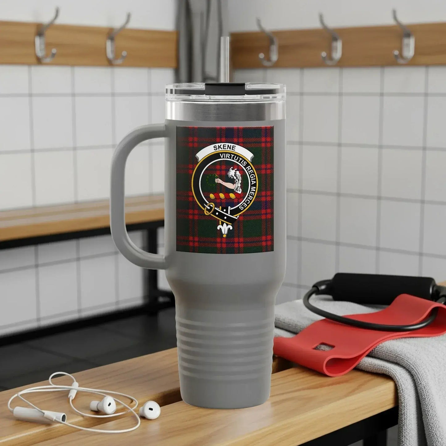 Clan Skene Personalized Tartan Travel Mug product