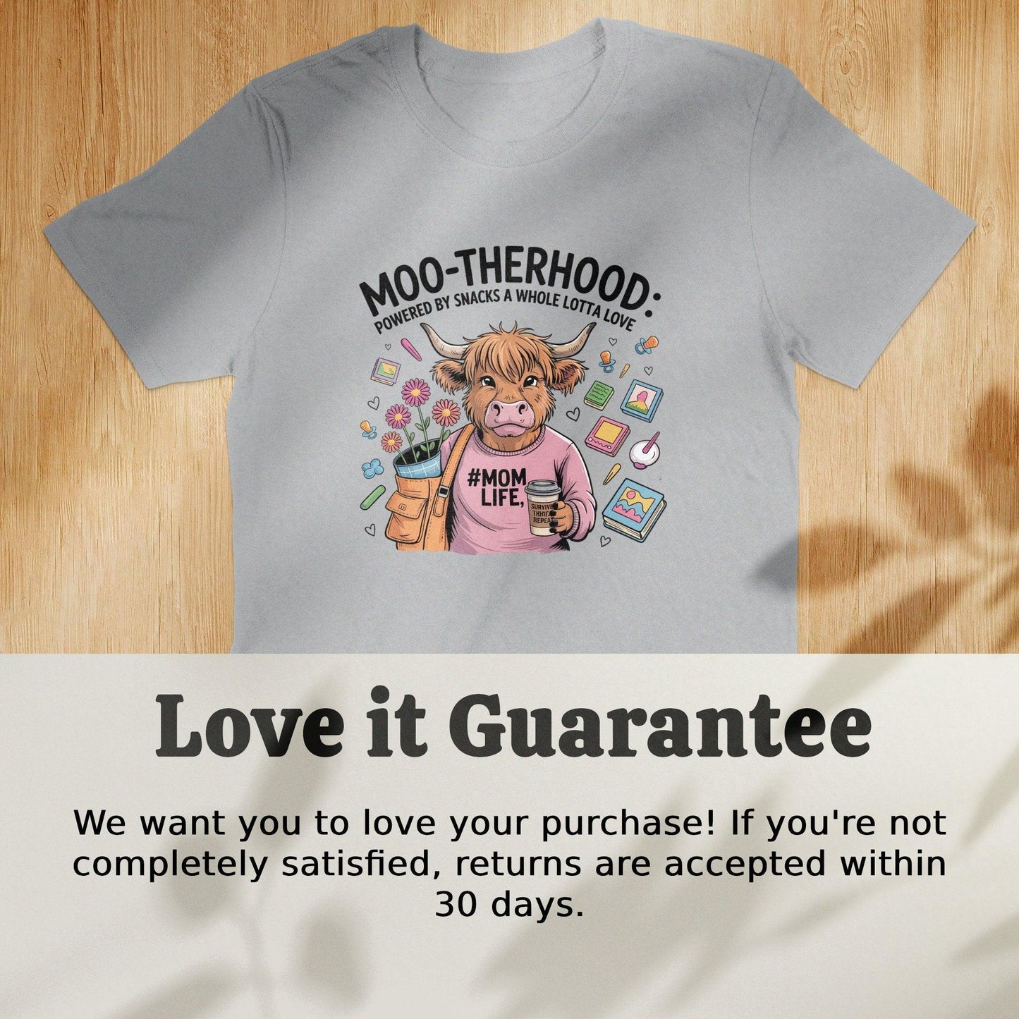 Moo-Therhood Novelty Graphic Tee Shirt product