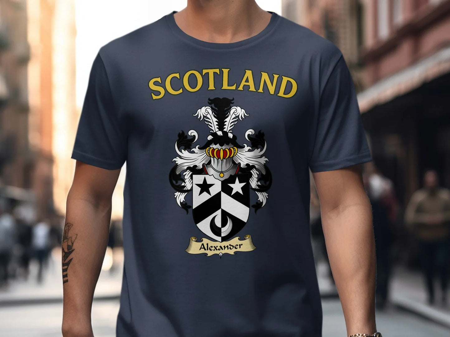 Scotland Alexander Crest Graphic T-shirt product