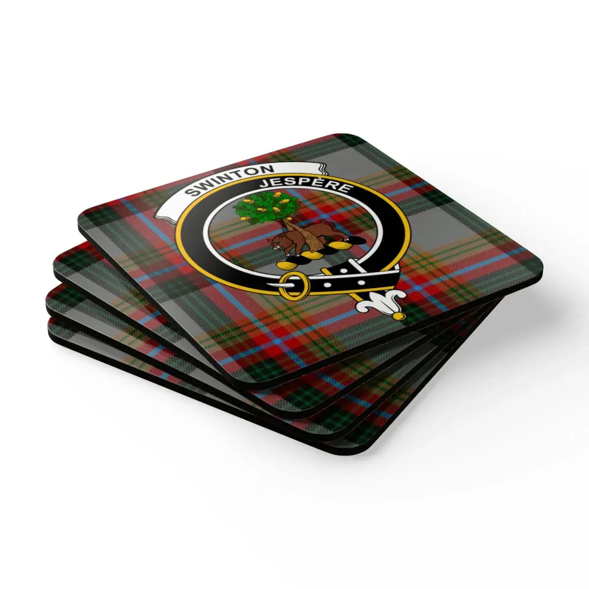 Swinton Jespere Tartan Printed Coaster Set product