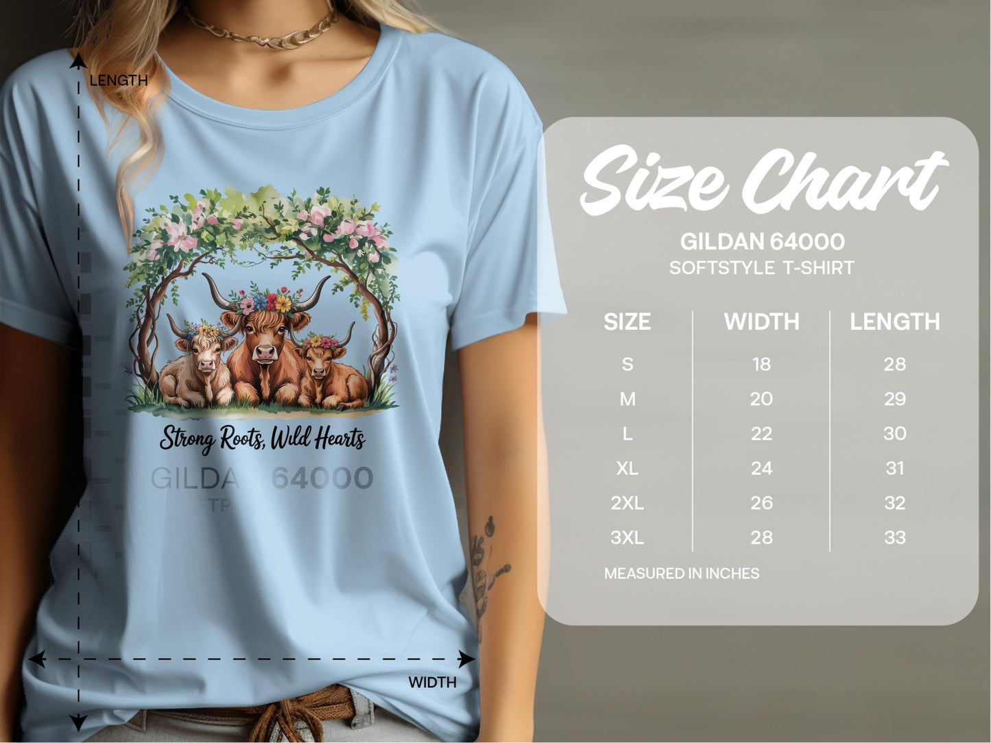 Strong Roots Wild Hearts Printed T-Shirt product