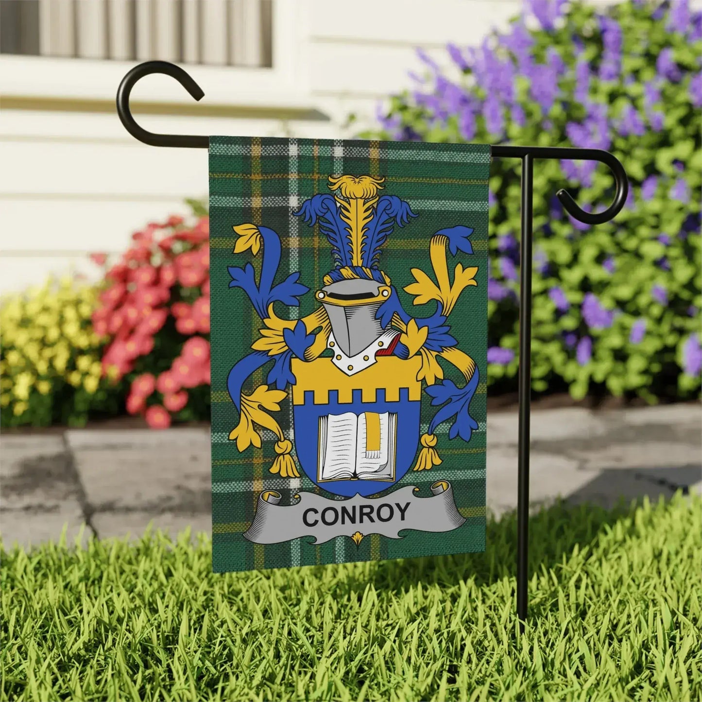 Personalized Conroy Family Crest Garden Flag product