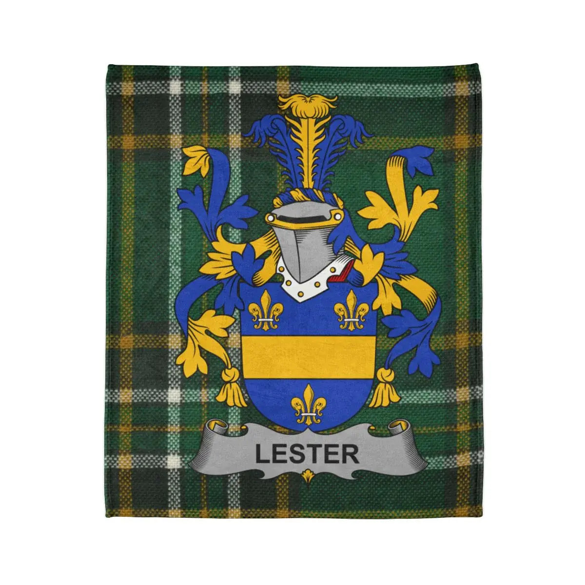Personalized Lester Tartan Family Crest Blanket product