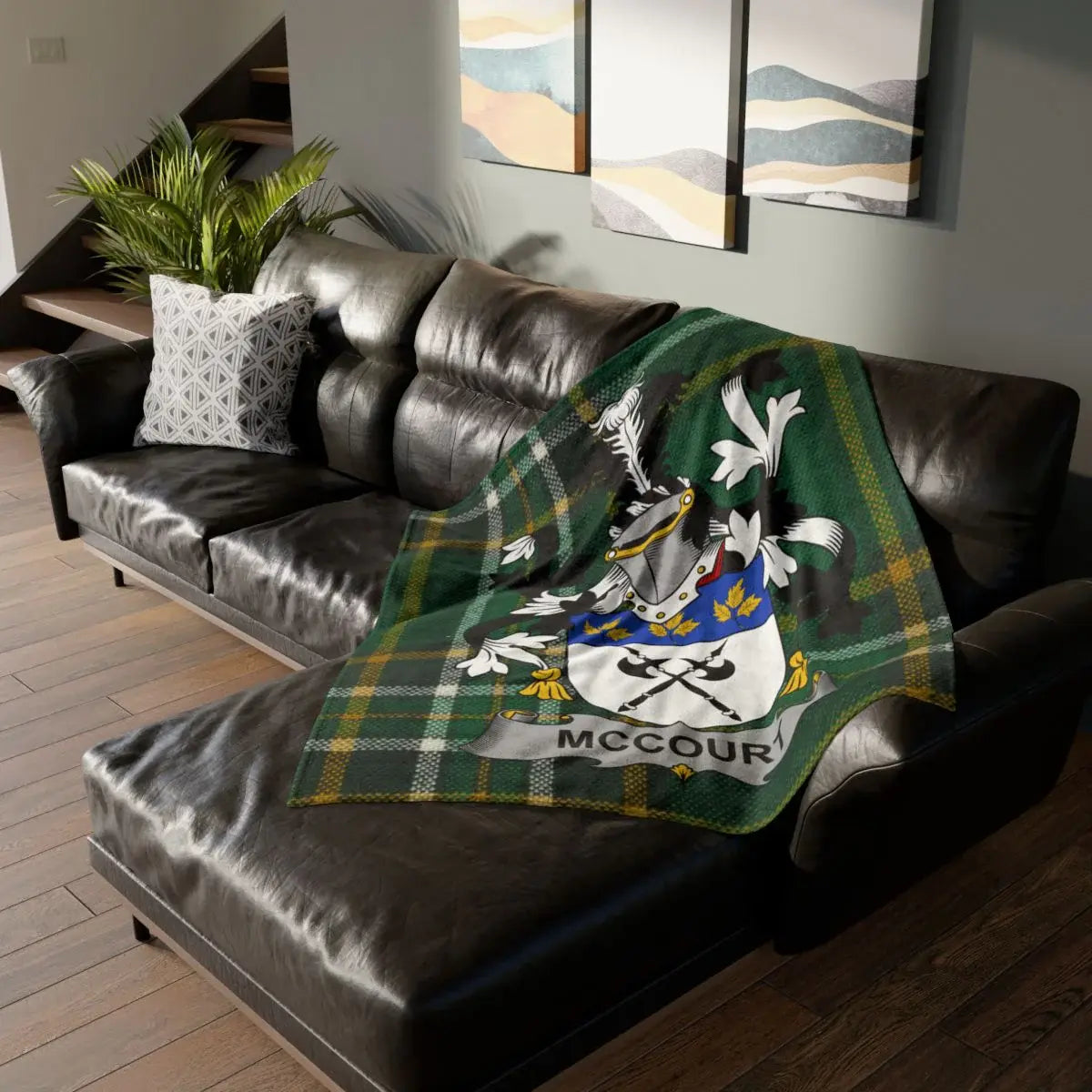 McCout Personalized Family Crest Blanket product type