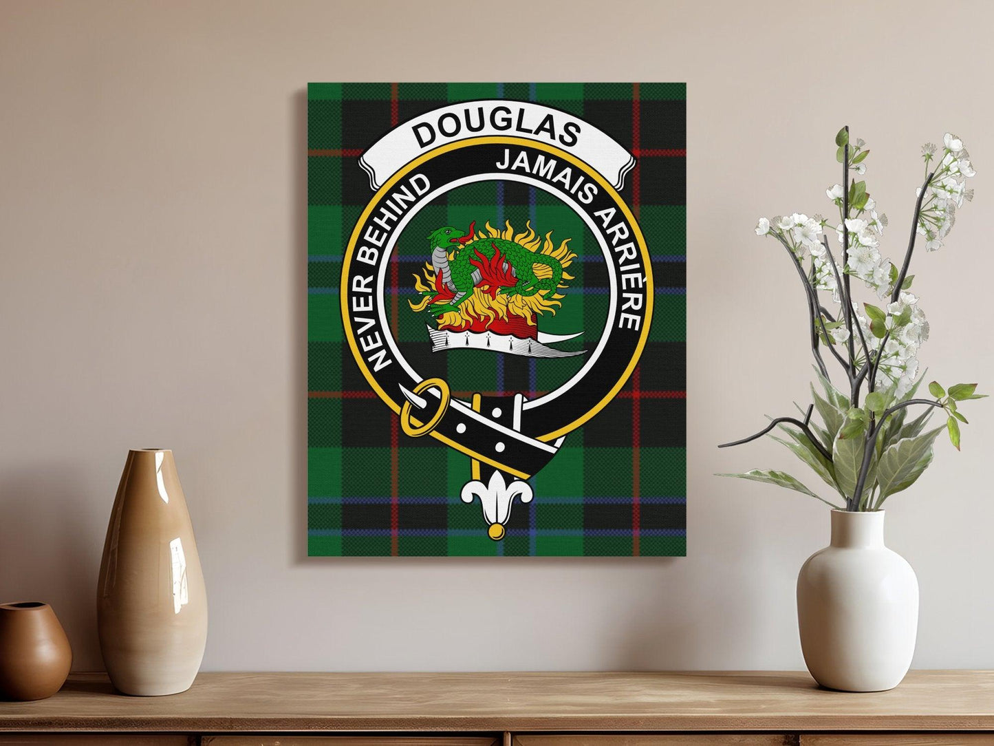 Never Behind Douglas Jamais Arriere Wall Art product