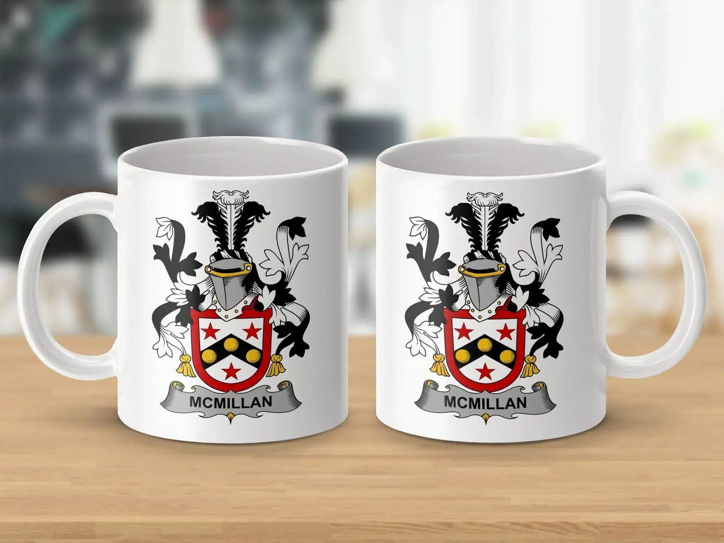 McMillan Surname Irish Family Crest Mug - Celtic Ancestry Gifts