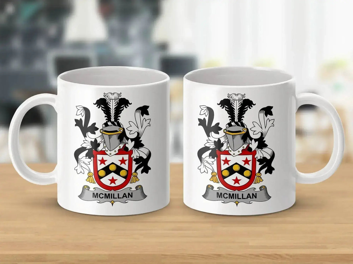 McMillan Surname Irish Family Crest Mug - Celtic Ancestry Gifts