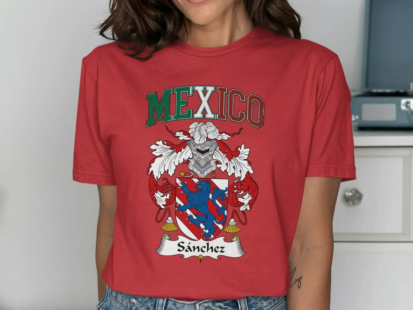 Mexico Sánchez Graphic Red T-shirt product type