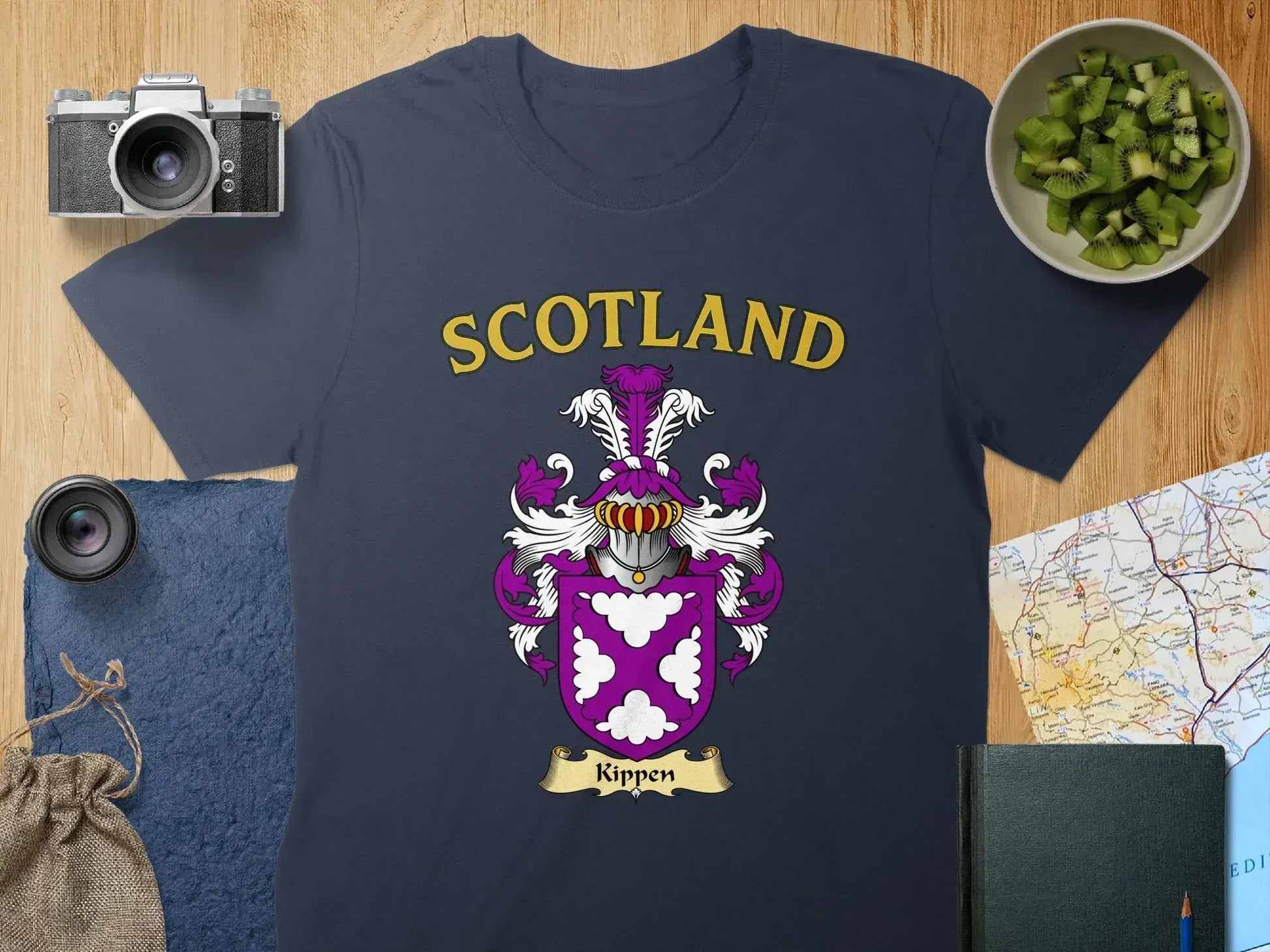 Coat of Arms Crest Design Scotland T-shirt product type