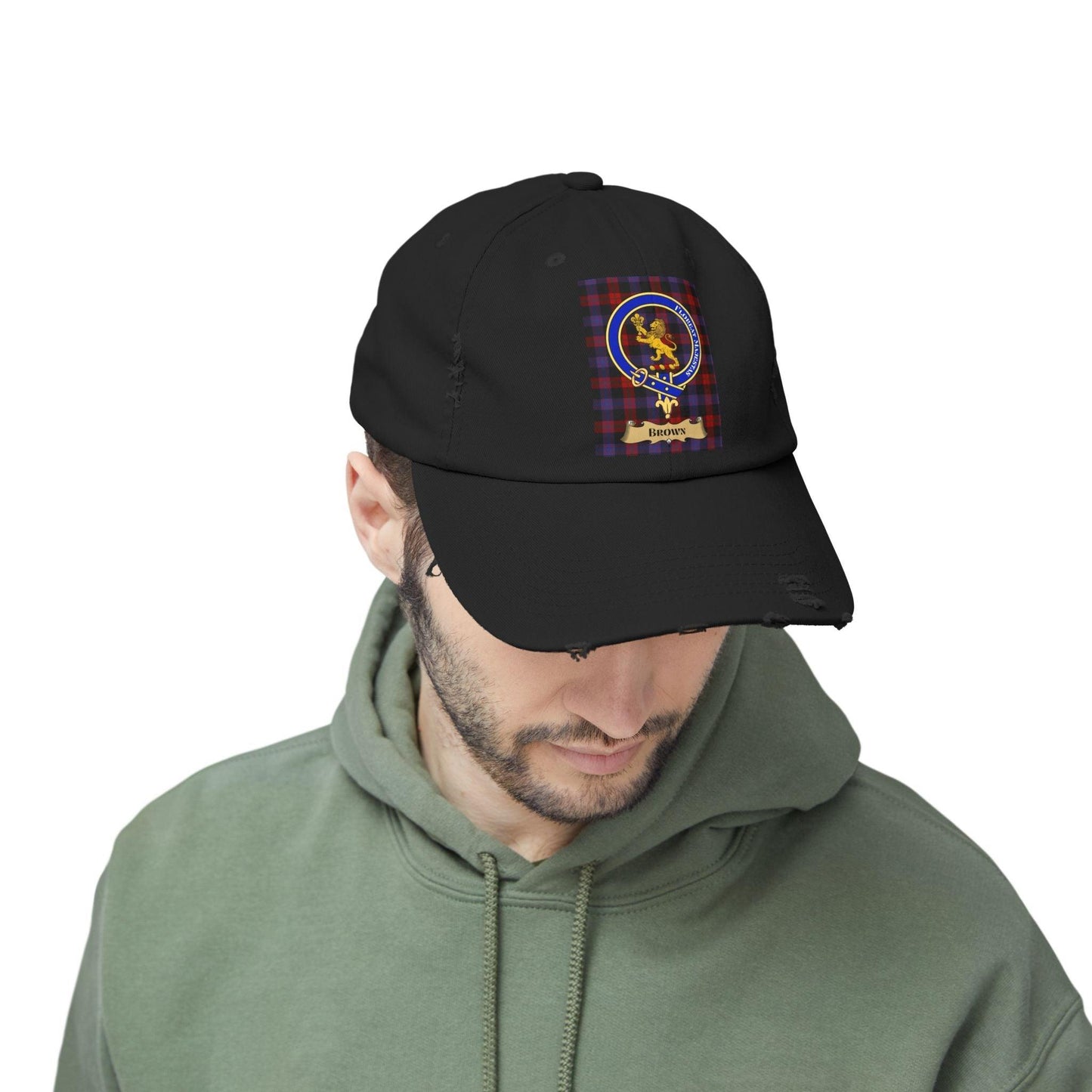 Browns Clan Crest Scottish Baseball Cap - Celtic Ancestry Gifts