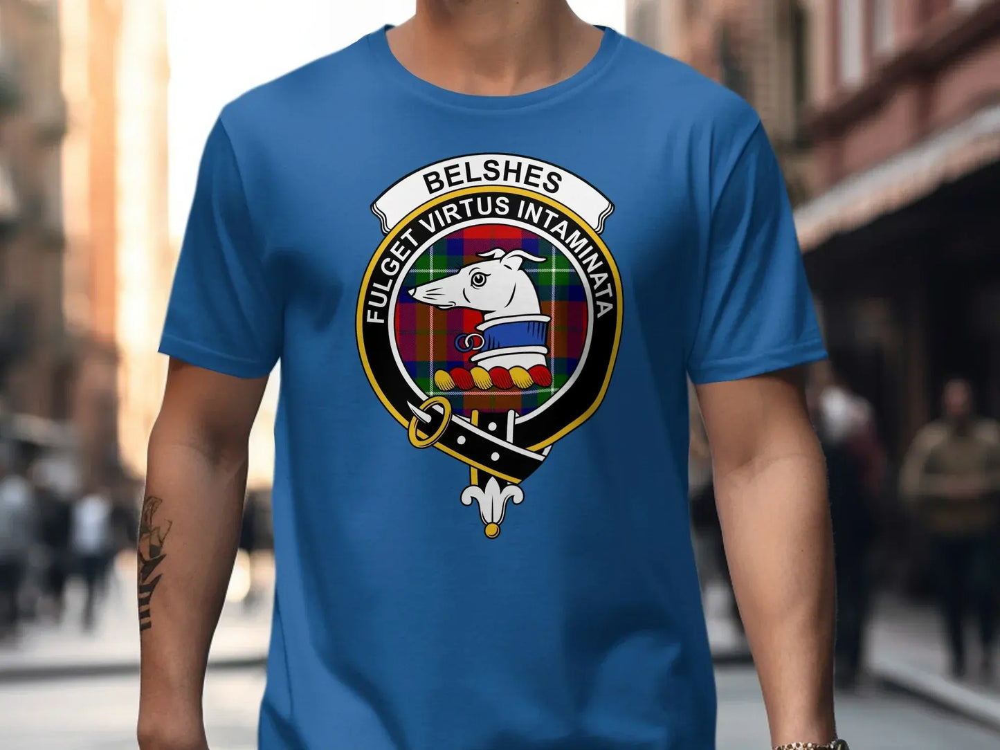 Belshes Fulget Virtus Intaminata Graphic Shirt product