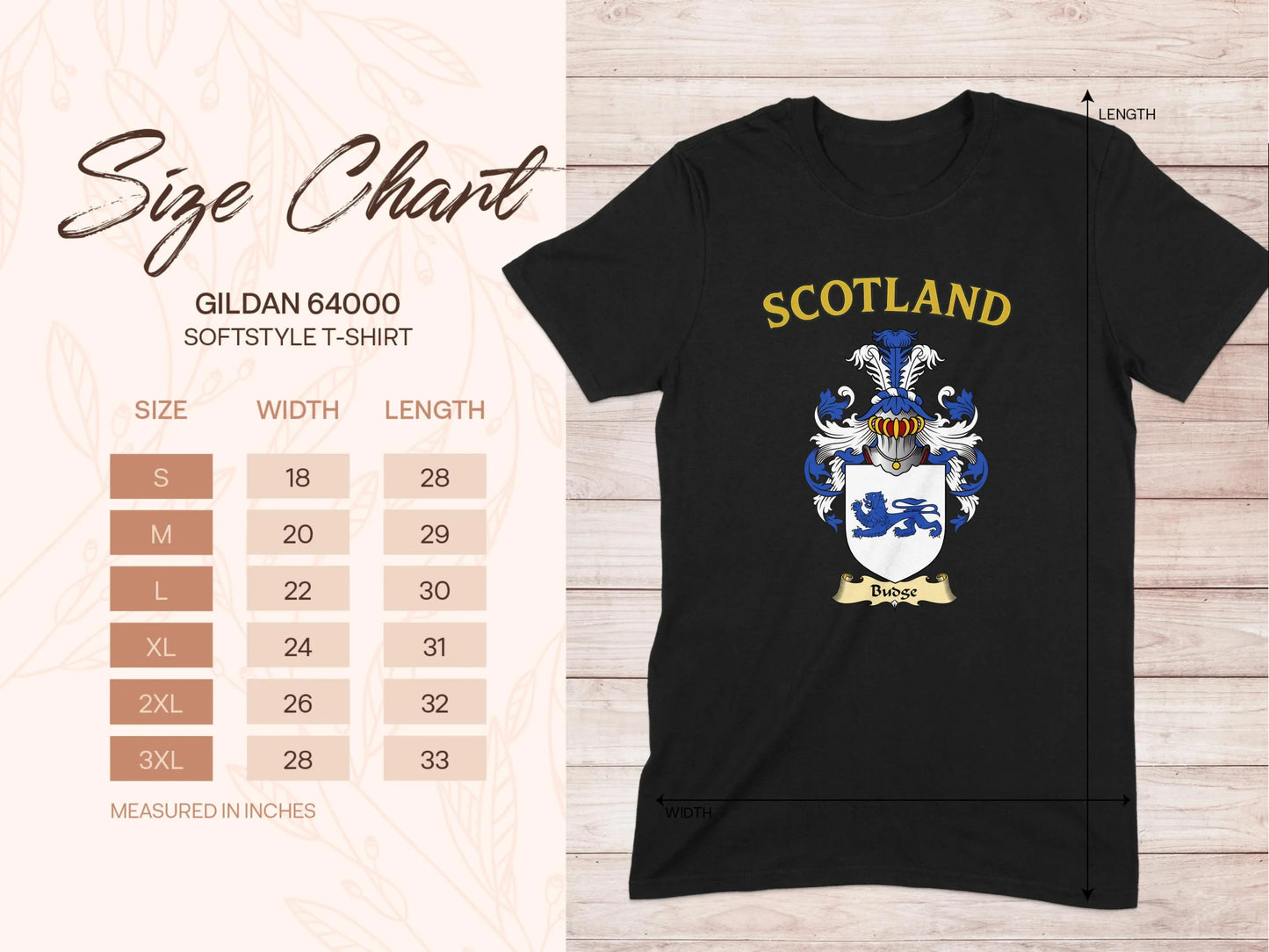 Proud Scotland Family Crest T-shirt Design product