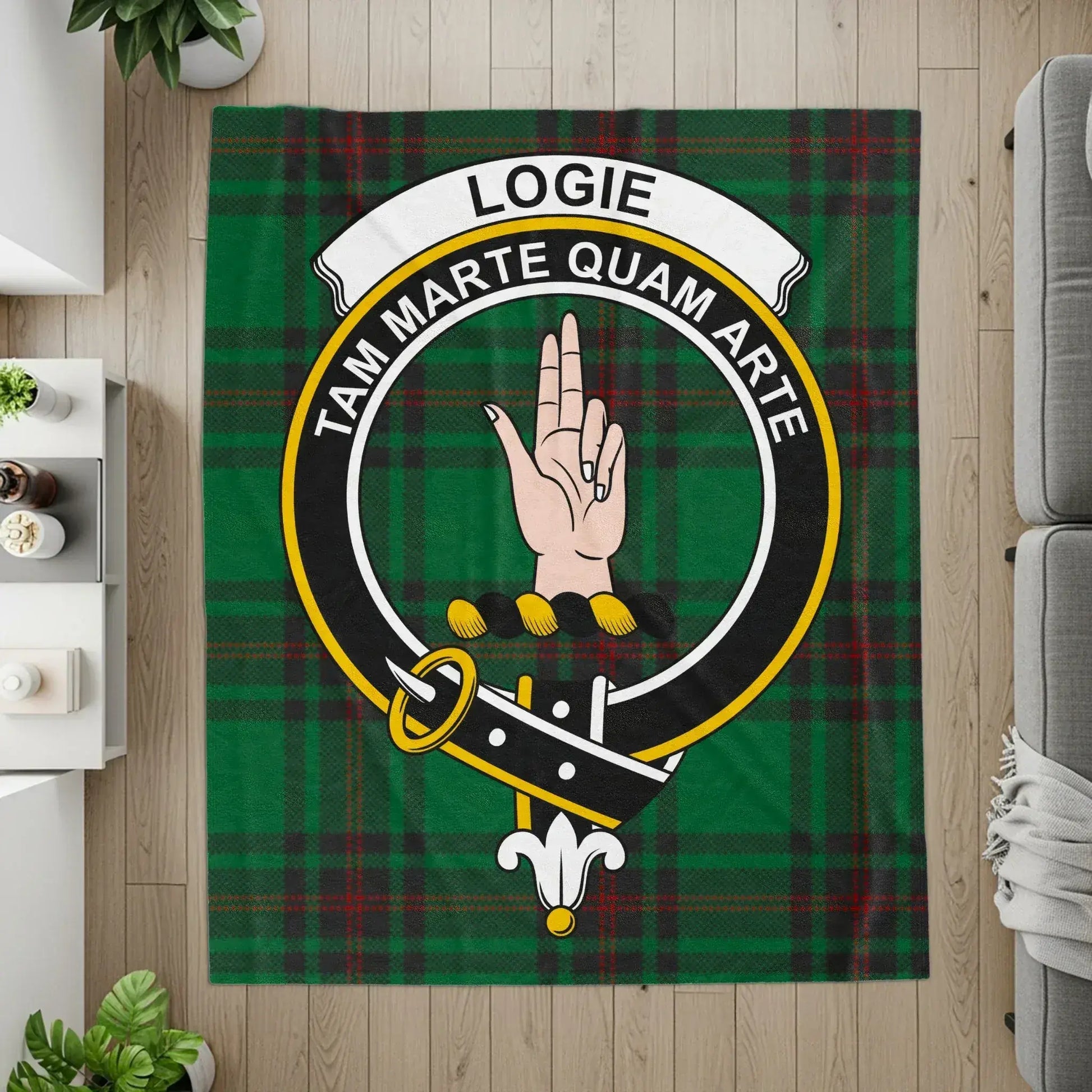 Logie Tam Marte Quam Arte Tartan Blanket product