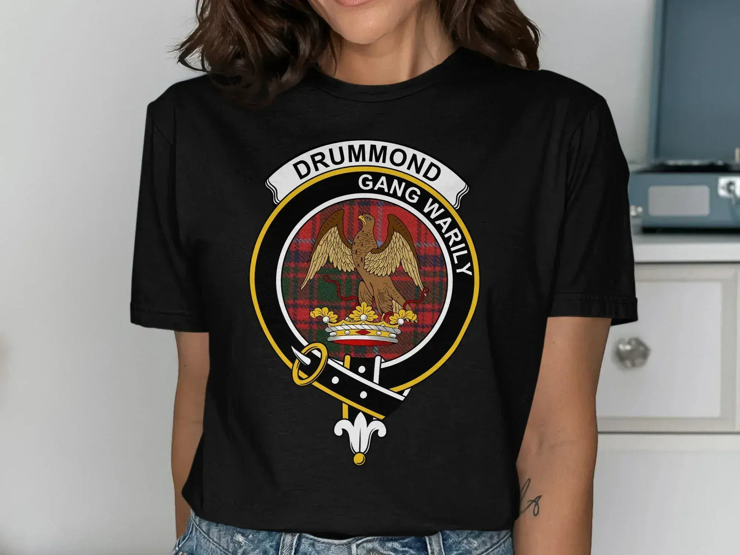 Drummond Gang Warily Eagle Crest T-shirt product type