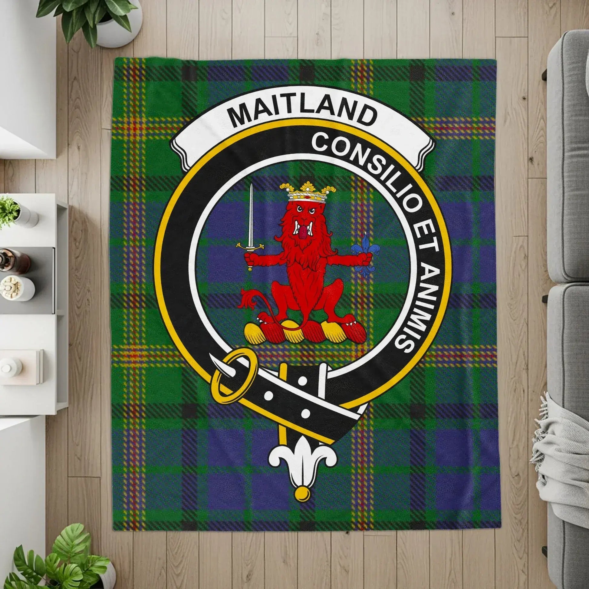 Maitland Consilio Et Animis Tartan Blanket product