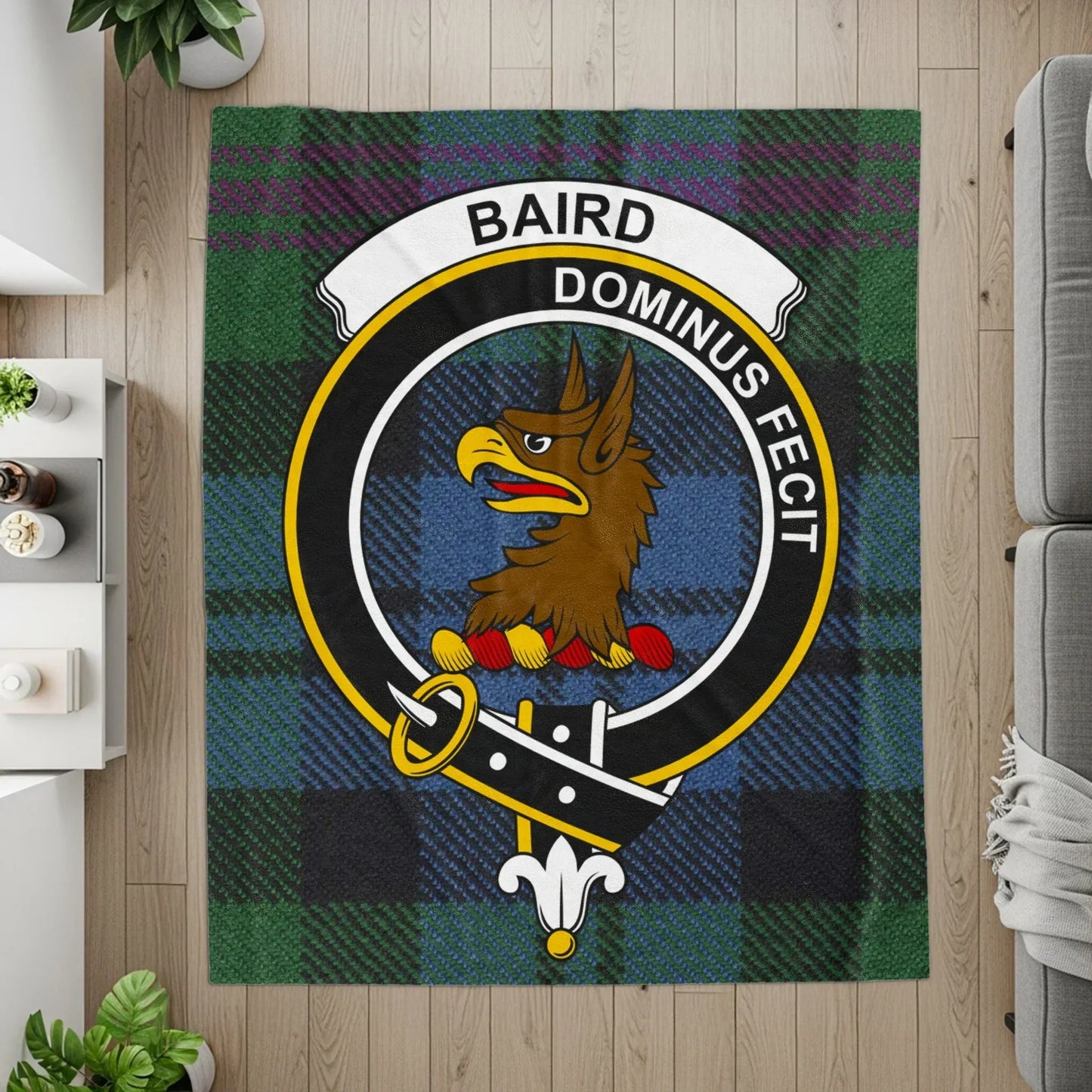 Baird Dominus Fecit Tartan Plaid Blanket product
