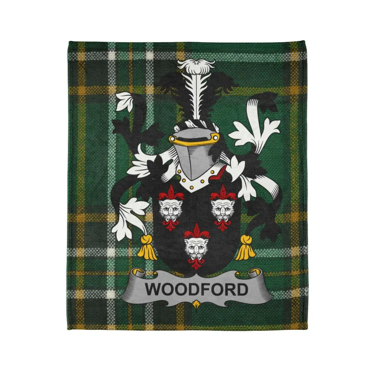 Woodford Family Crest Tartan Blanket product