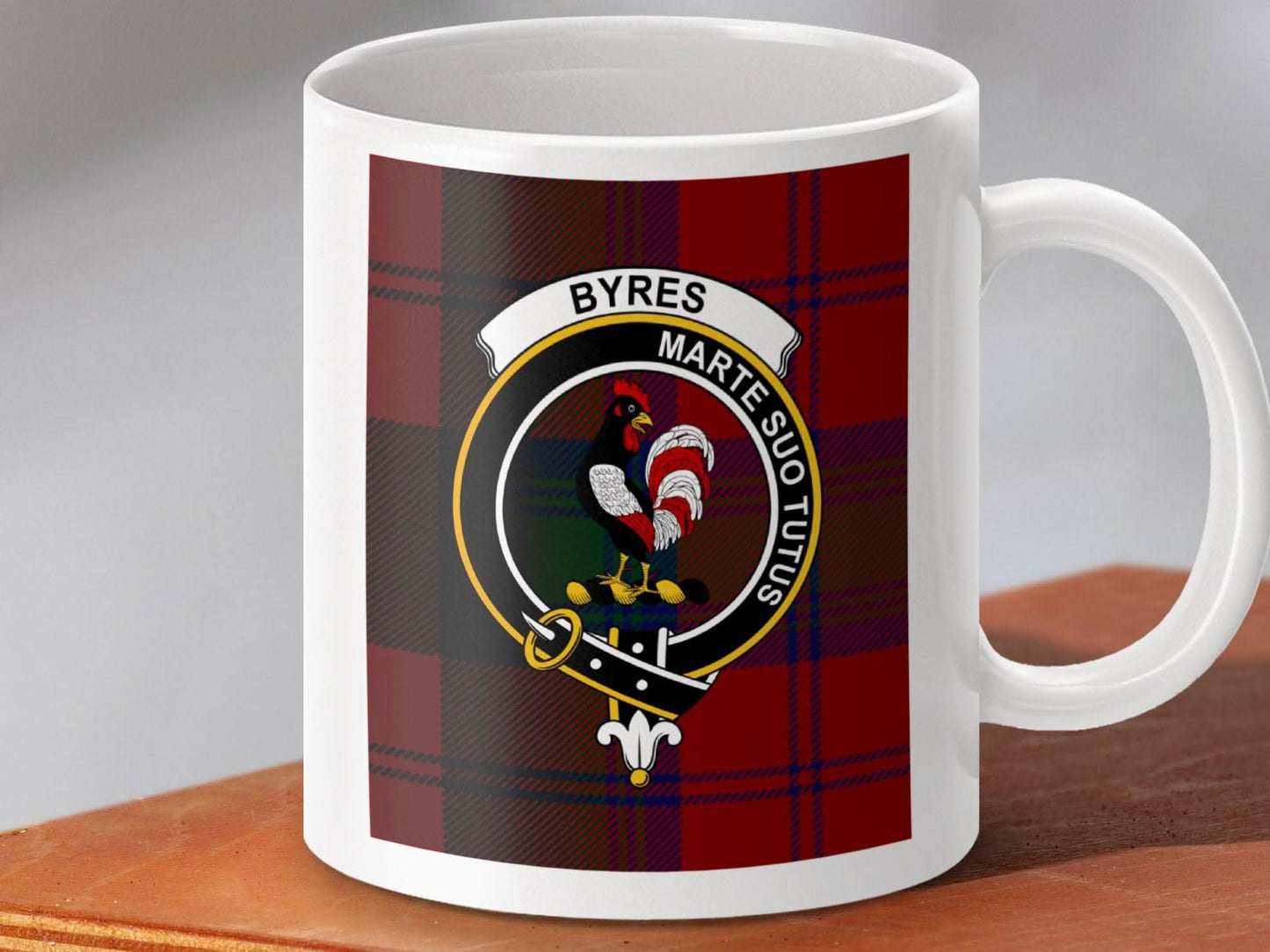 Custom Clan Byres Crest Design Coffee Mug product