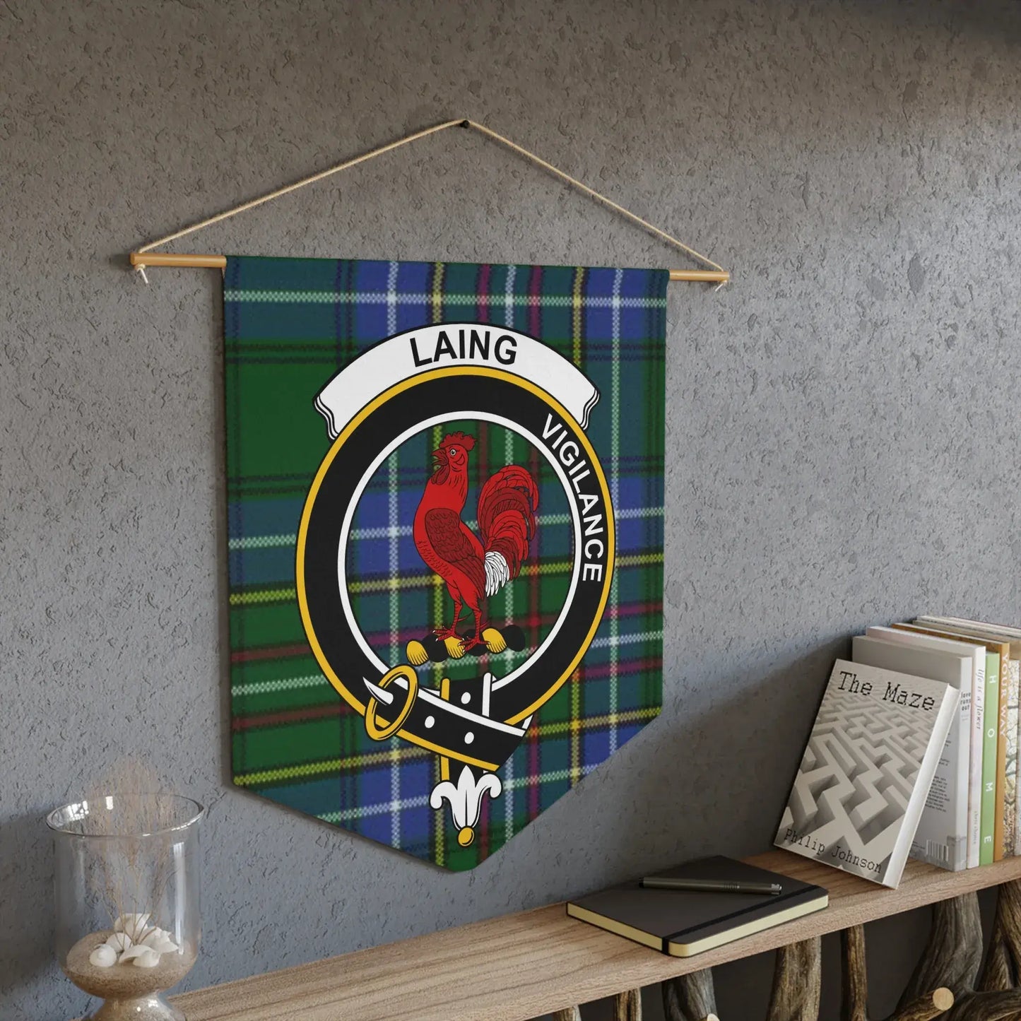 Laing Vigilance Scottish Clan Wall Hanging product