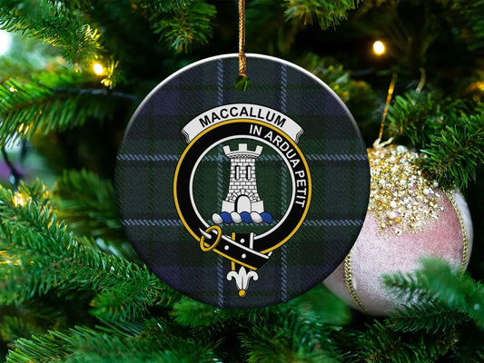MacCallum In Ardua Petit Plaid Christmas Ornament product