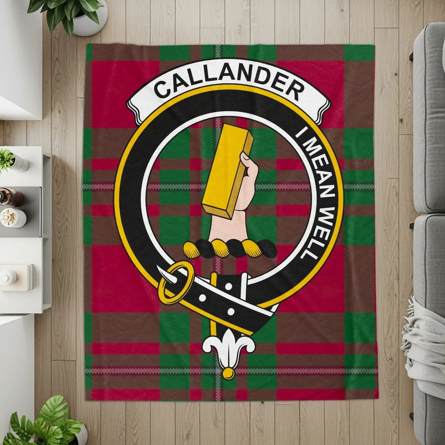 Callander I Mean Well Plaid Tartan Blanket product